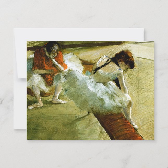 Degas painting Gallery Player Ballerina Art (Vorderseite)