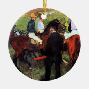 Degas - Racehorses Weihnachtsschmuck
