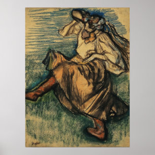 Degas - Russische Tänzerin Poster