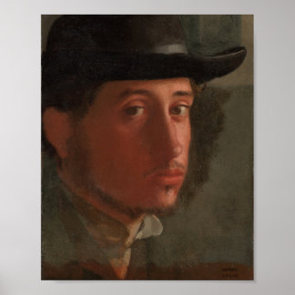 Degas - Selbstportrait (1857) Poster