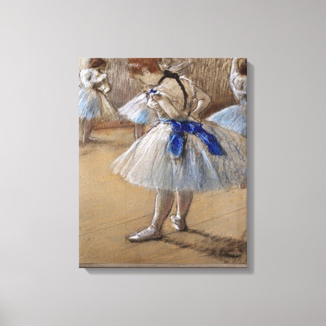 Degas Study of a Dancer Leinwanddruck (Vorderseite)