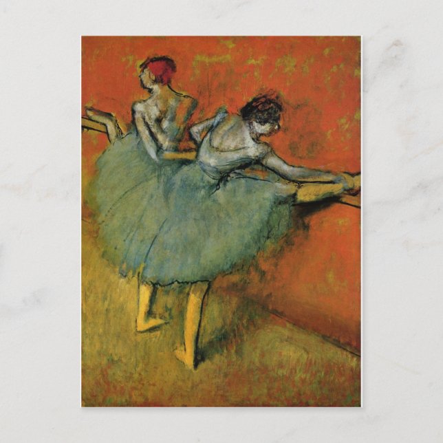Degas, Tänzer an der Barre Postkarte (Vorderseite)
