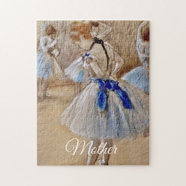Degas Tänzerin mit blauem Band  (Vertikal)