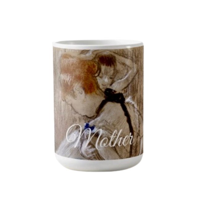 Degas Tänzerin mit blauem Band Kaffeetasse (Von Creator hochgeladen)
