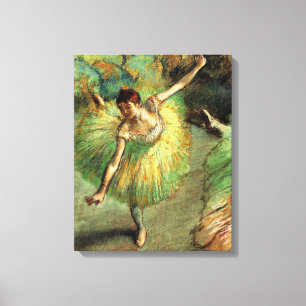 Degas - Tänzerin sich neigend Leinwanddruck