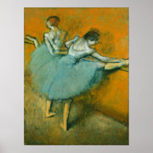 Degas - Tänzerinnen an der Barre Poster