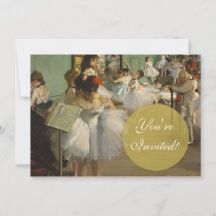 Degas Tanzklasse Balletttänzer Ballerina Kunst Einladung