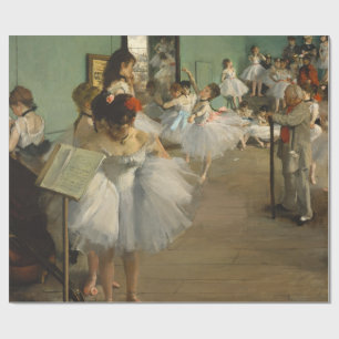 Degas Tanzklasse Balletttänzer Ballerina Kunst Geschenkpapier