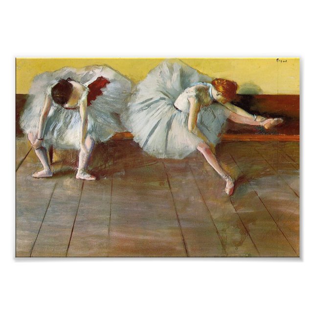 Degas Two Ballet Dancers Foto Print (Vorne)
