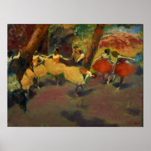 Degas - Vor der Leistung Poster