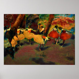 Degas - Vor der Leistung Poster