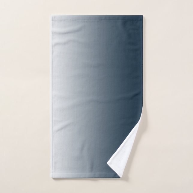 Dégradé bleu (Serviette à main)