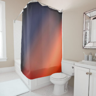 dégradé bleu, gris et rouge. Ombre. rideau de douc