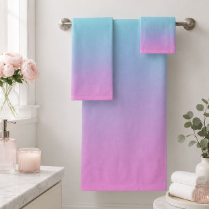 Dégradé de couleurs de sirène violet rose aqua omb