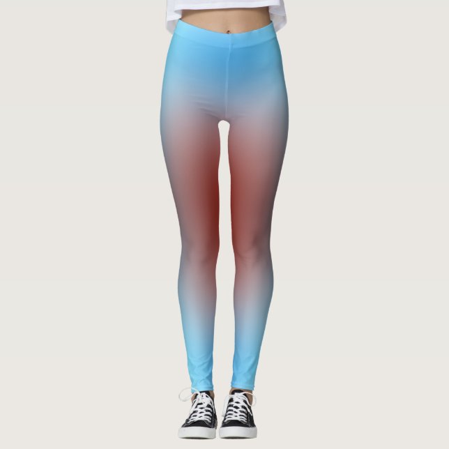 dégradé de forme libre sur legging extra petit (Devant)