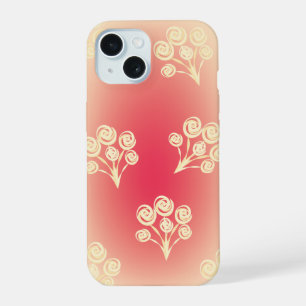 Dégradé esthétique avec des fleurs