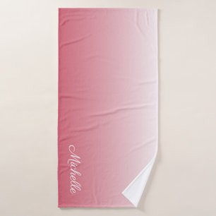 dégradé personnalisé ombre rose saumon