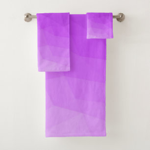 Dégradé violet motif géométrique en maille lumineu
