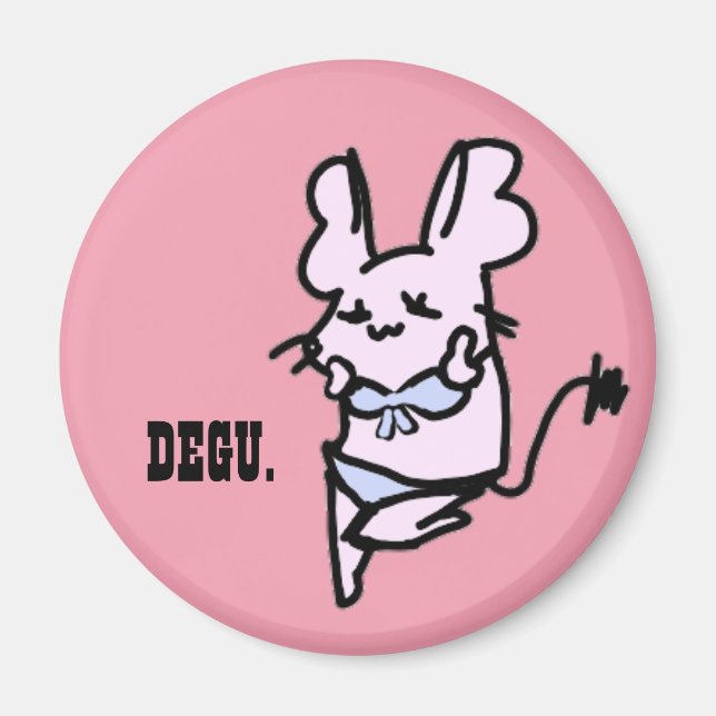 DEGU☆でぐ☆デグー MAGNET (Vorne)