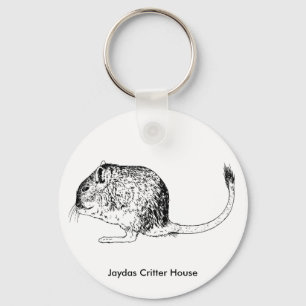 Degu Keychain Schlüsselanhänger