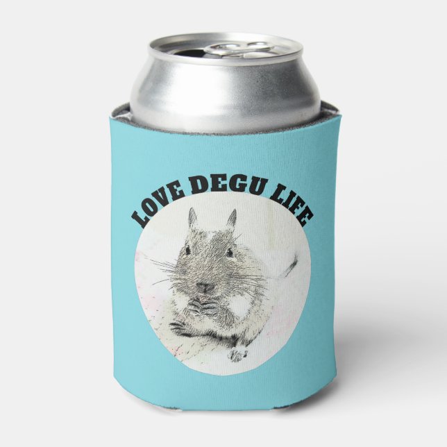 ☆ DEGU LIFE ☆ DOSENKÜHLER (Kanne Vorderseite)