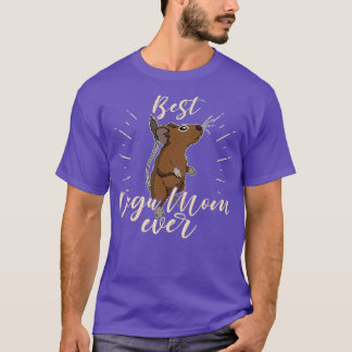 Degu-Nagetiertier niedliches Sprichwort-Strauchfäu T-Shirt