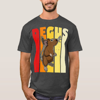 Degu-Nagetiertier niedliches Sprichwort-Strauchsch T-Shirt