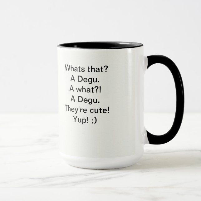 Degu Tasse (Rechts)