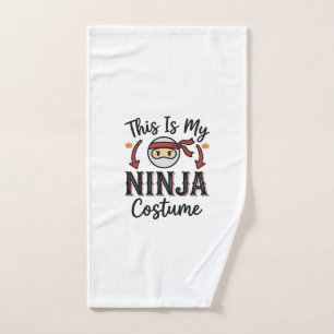 Déguisement de ninja drôle Design vectoriel Hallow