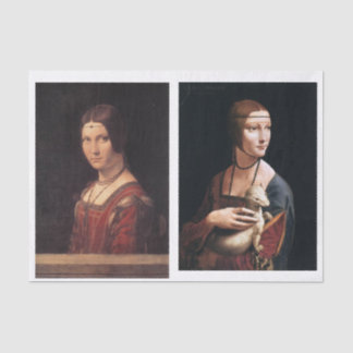 Degustation der Frauen der klassischen Kunst Seidenpapier
