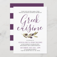 Dégustation gastronomique grecque | Invitation de 