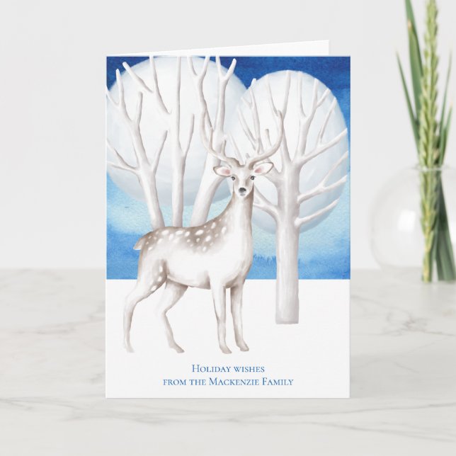 Deh Moonlit Woodland Weihnachten (Vorderseite)