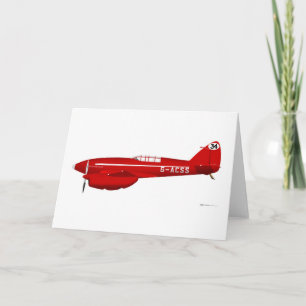 DeHavilland DH-88 Comet Karte