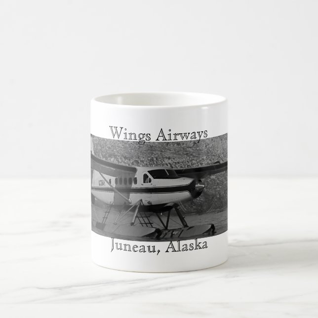 DeHavilland Otter u. mächtiger Gletscher Kaffeetasse (Mittel)