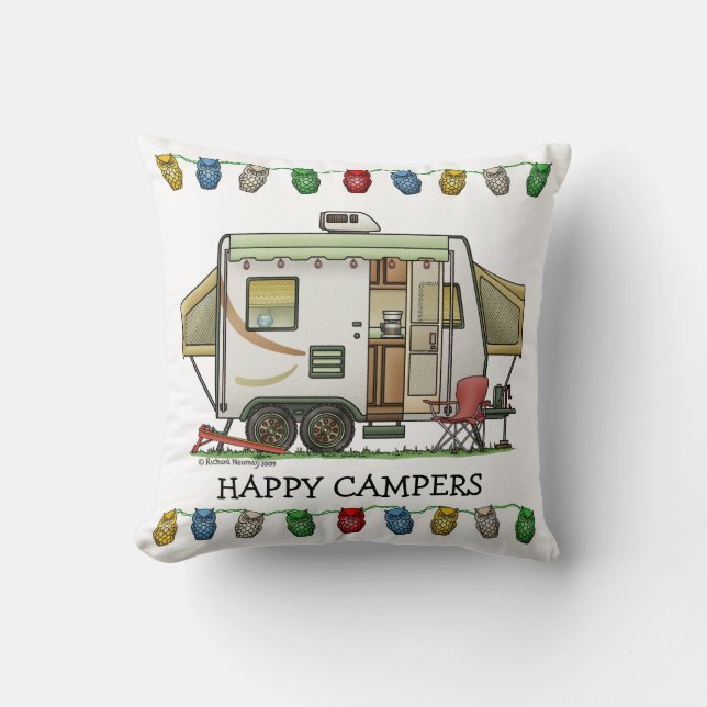 Dehnbarer Hybred Anhänger-Camper Kissen (Vorderseite)