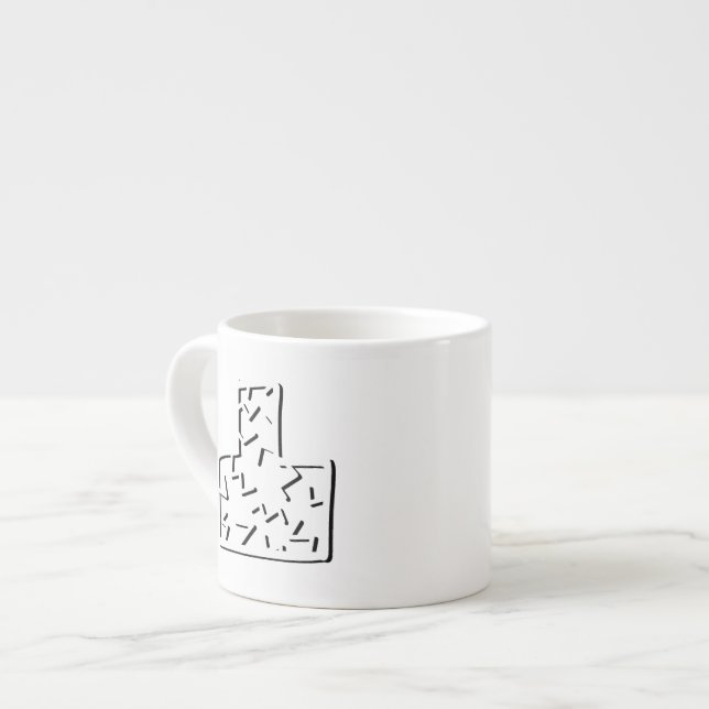 Dehnung Espressotasse (Vorderseite Links)