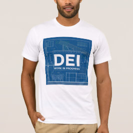 DEI-Arbeitskonzept Technischer Zeichn-T - Shirt