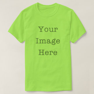Dein Bild hier Anpassbares Personalisiertes Limett T-Shirt