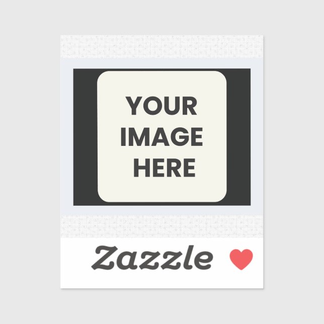 Dein Bild hier Aufkleber (Blatt)