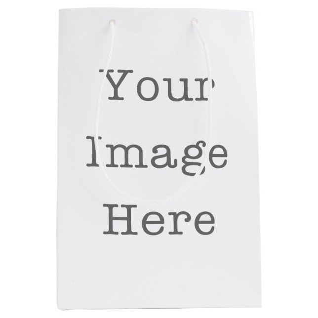 Dein Bild hier Mittlere Geschenktüte (Vorderseite)