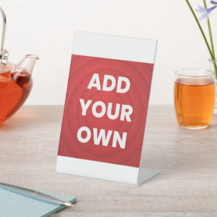 Dein Bild hier Sockelschild