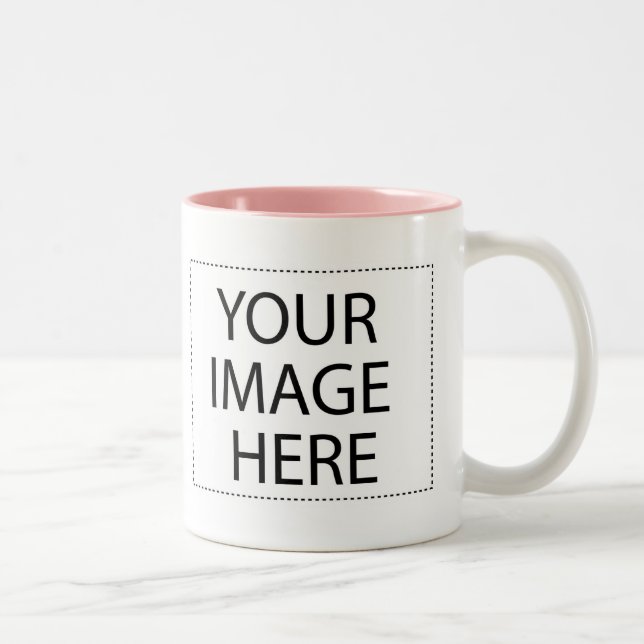 Dein Bild hier Zweifarbige Tasse (Rechts)