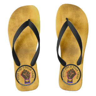 Dein Blick ist dein Stamm - Goldwing Youngblood Flip Flops