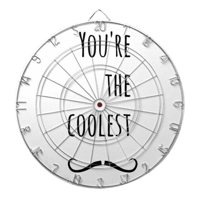 Dein Cooler Schnurrbart Dartscheibe (vorne)
