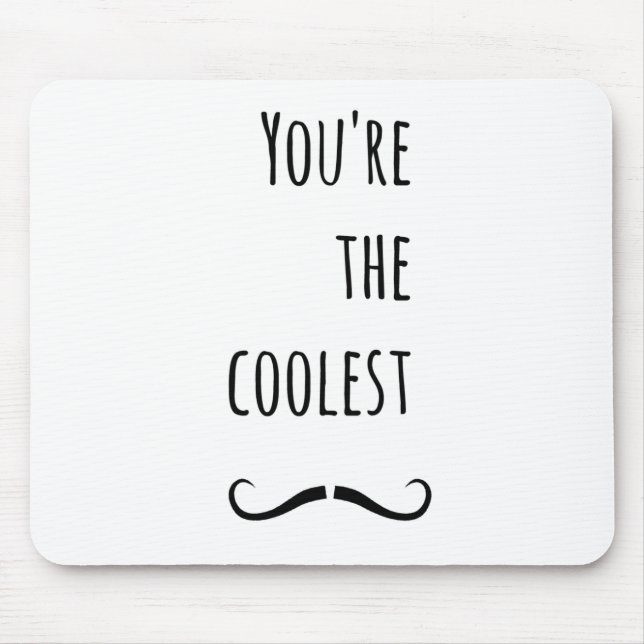 Dein Cooler Schnurrbart Mousepad (Vorne)