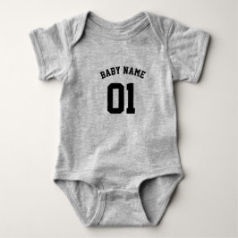 DEIN DESIGN/TEXT/FOTO Babybodies Football Jersey  Baby Strampler