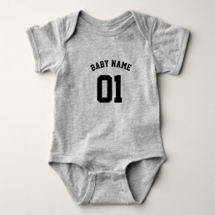 DEIN DESIGN/TEXT/FOTO Babybodies Football Jersey  Baby Strampler