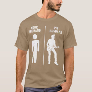 Dein Ehemann Mein Ehemann Klassische Musik Gitarre T-Shirt