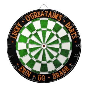 Dein eigener Name-Darts - Irland Erin Go Bragh Dartscheibe