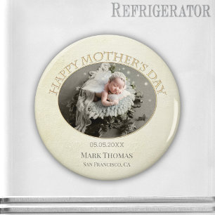 Dein Foto Elegant Mother Day Magnet